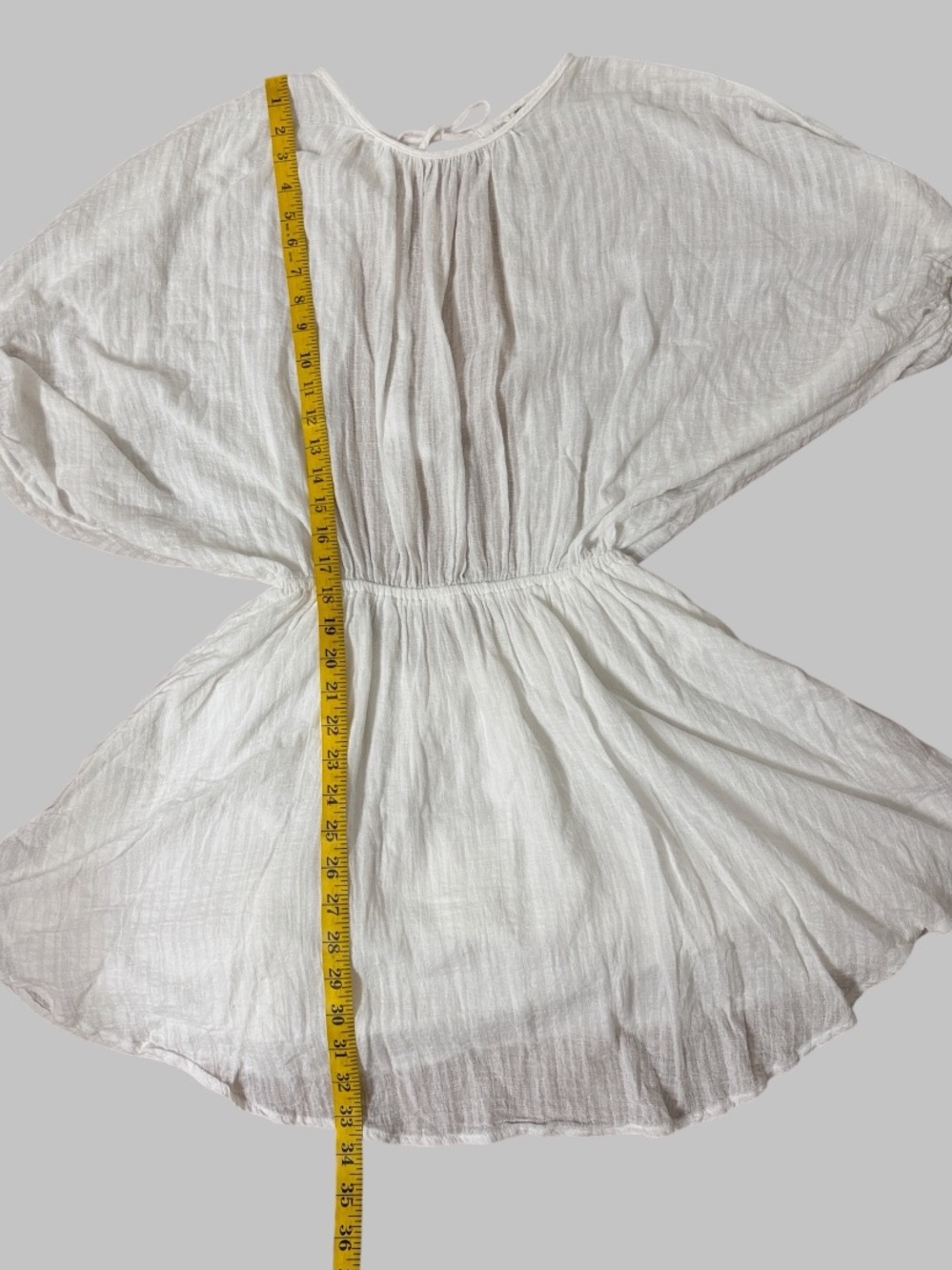 Aerie 100% Cotton Golden Hour White Coverup - Picture 8 of 9